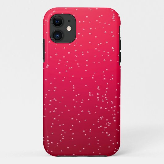 Coques Case-Mate iPhone Boisson Cherry à bulles fines Art de fond (Dos)