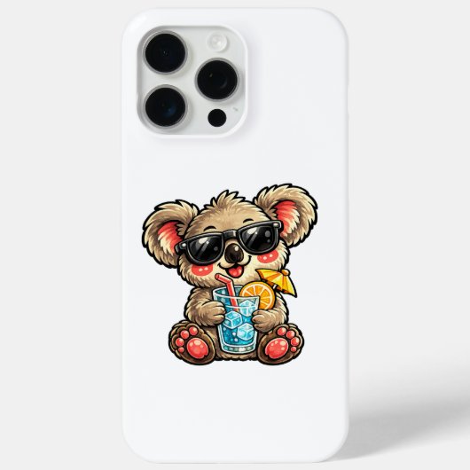 Coques Case-Mate iPhone Boisson Cool Koala (Verso)