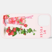 Coques Case-Mate iPhone Boisson de jus de fraise - Votre texte ou vos coul (Verso / Droite)