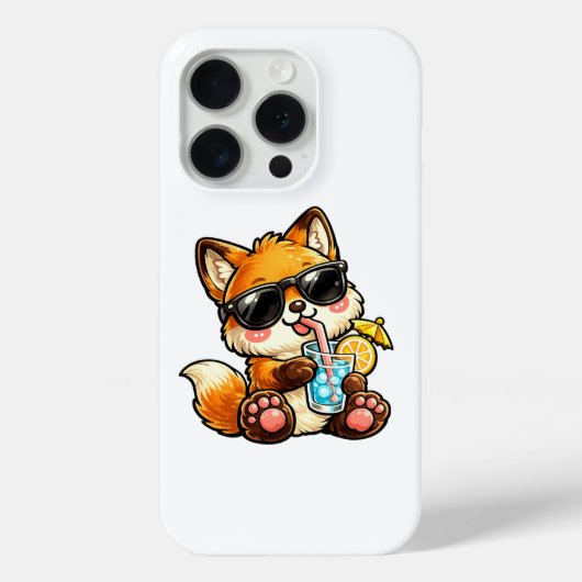 Coques Case-Mate iPhone Boisson Renard Cool (Verso)