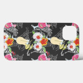 Coques Case-Mate iPhone Boissons Tropicales Avec Animaux (Verso (horizontal))