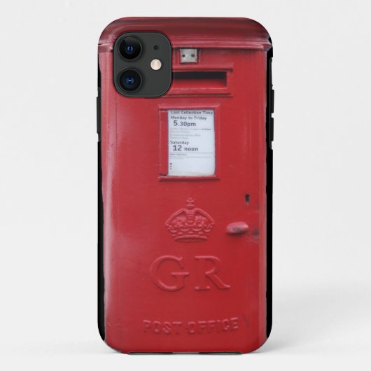 Coques Case-Mate iPhone Boîte britannique rouge de courrier (Dos)