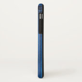 Coques Case-Mate iPhone Boîte d'appel de la cabine téléphonique Blue Retro (Dos/Gauche)