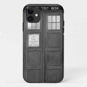 Coque Case-Mate Pour iPhone Boîte d'appel de la cabine téléphonique Gray Funny