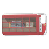 Coques Case-Mate iPhone Boîte d'appel Red Public britannique (Dos (Horizontal))