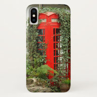 Boîte de téléphone rouge