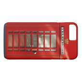 Coques Case-Mate iPhone Boîte de téléphone rouge classique britannique iPh (Dos (Horizontal))