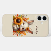 Coques Case-Mate iPhone Boîte lapin saisonnier ajouter un nom (Verso (horizontal))