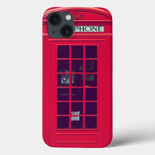 Coques Case-Mate iPhone Boîte rouge britannique d'origine (Verso)