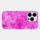 Coques Case-Mate iPhone Boîte téléphonique personnalisée Mess d'encre rose (Verso (horizontal))