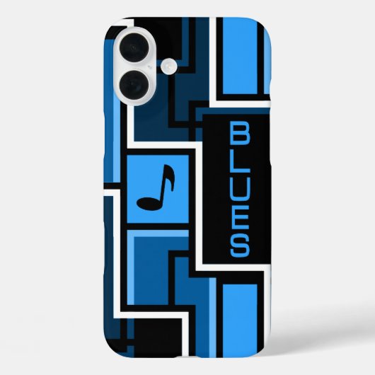 Coques Case-Mate iPhone Boîtes Blues Music (Verso)