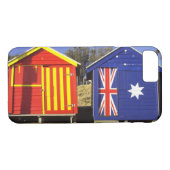 Coques Case-Mate iPhone Boîtes de baignade, Middle Brighton Beach, Port 2 (Dos (Horizontal))