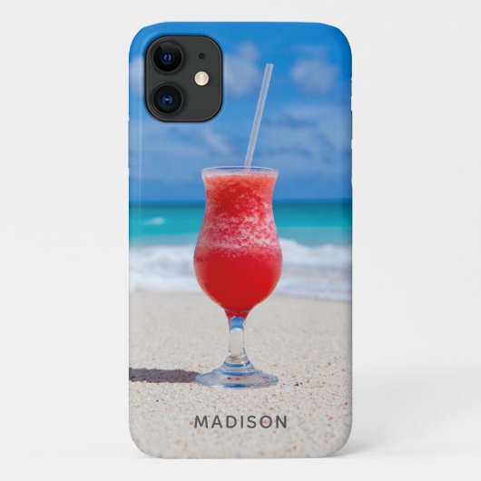 Coques Case-Mate iPhone Boîtes de téléphone à cocktails de plage (Dos)