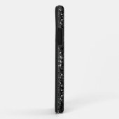 Coques Case-Mate iPhone Boîtes de téléphone à effet Séquin noir (Dos/Droite)