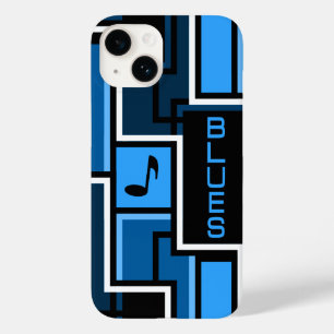 Coque Pour iPhone 14 Boîtes de téléphone blues