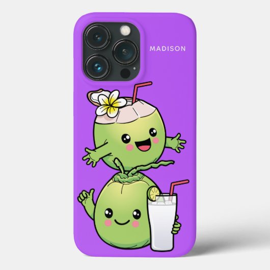 Coques Case-Mate iPhone Boîtes de téléphone de nom personnalisé Cute Cocon (Verso)