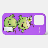 Coques Case-Mate iPhone Boîtes de téléphone de nom personnalisé Cute Cocon (Verso (horizontal))