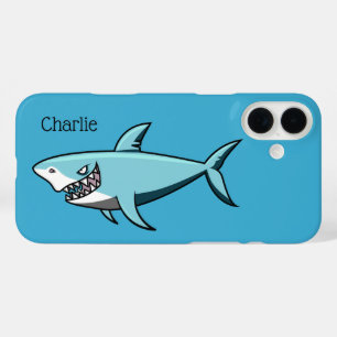 iPhone 16 Plus Case Boîtes de téléphone de nom personnalisé de requin