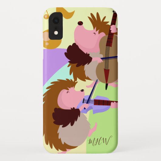 Coques Case-Mate iPhone Boîtes de téléphone monogramme personnalisées (Dos)