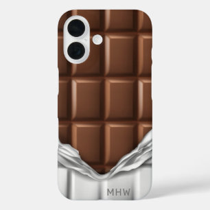 Coques iPhone 16 Boîtes de téléphone monogramme personnalisées "bar