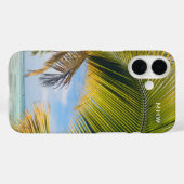 Coques Case-Mate iPhone Boîtes de téléphone monogramme personnalisées Beac (Verso (horizontal))