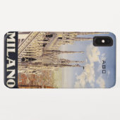 Coques Case-Mate iPhone Boîtes de téléphone monogramme personnalisées Mila (Dos (Horizontal))