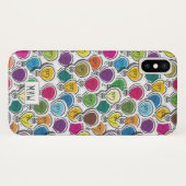 Coques Case-Mate iPhone Boîtes de téléphone monogramme personnalisées Moti (Dos (Horizontal))