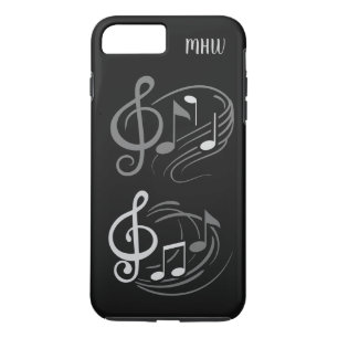 Coques Pour iPhone Boîtes de téléphone monogramme personnalisées Note