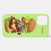 Coques Case-Mate iPhone Boîtes de téléphone personnalisées Big Burger (Verso (horizontal))