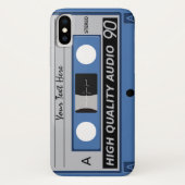 Coques Case-Mate iPhone Boîtes de téléphone personnalisées Retro Cassette (Dos)