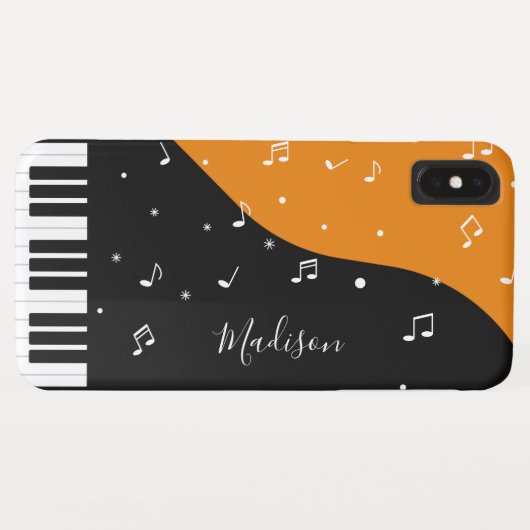 Coques Case-Mate iPhone Boîtes de téléphone Piano Music (Dos (Horizontal))