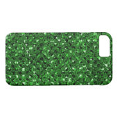 Coques Case-Mate iPhone Boîtes téléphoniques à effet Séquin vert (Dos (Horizontal))