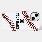 Coques Case-Mate iPhone Boîtes téléphoniques de baseball personnalisées, p (Verso (horizontal))