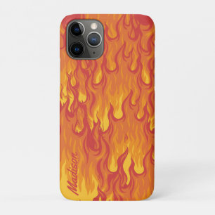 Case-Mate iPhone Case Boîtes téléphoniques FIRE de nom personnalisé