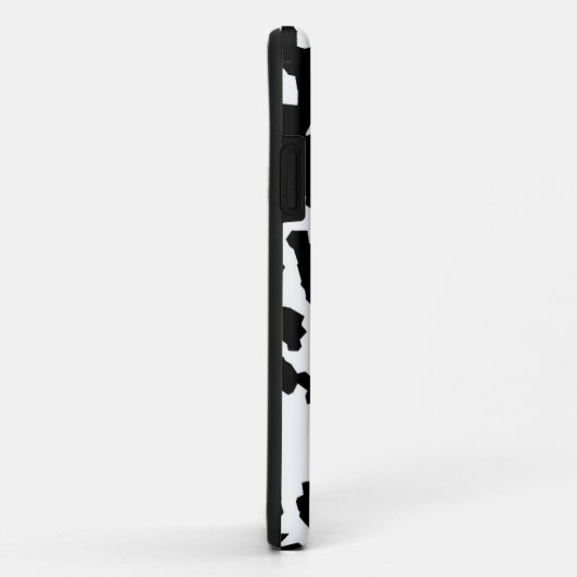 Coques Case-Mate iPhone Boîtier Abstrait Camouflage noir et blanc (Dos/Droite)