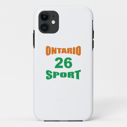 Coques Case-Mate iPhone Boîtier Apple iPhone11 ONTARIO SPORT 26 (Dos)