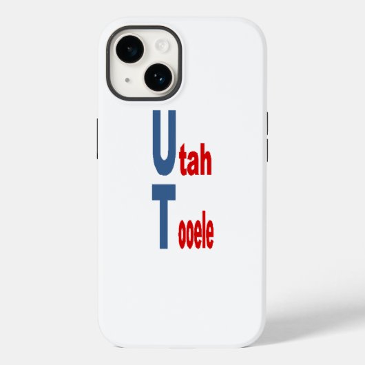 Coques Case-Mate iPhone Boîtier Apple iPhone 14 TOURISME UTAH (Verso)