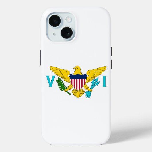 Coques Case-Mate iPhone Boîtier Apple iPhone 15 Case-Mate, drapeau des île (Verso)