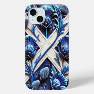 Coque iPhone 15 Mini Boîtier Apple iPhone 15 Plus, Chardon écossais