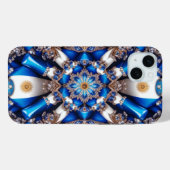 Coques Case-Mate iPhone Boîtier Apple iPhone 15 Plus, Couleurs d'Argentine (Verso (horizontal))