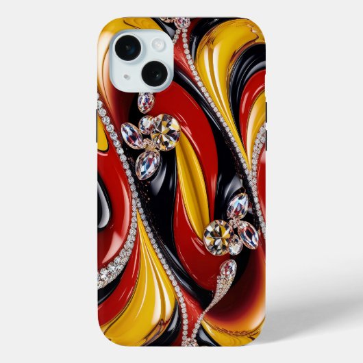 Coques Case-Mate iPhone Boîtier Apple iPhone 15 Plus, Couleurs de Belgique (Verso)