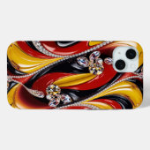 Coques Case-Mate iPhone Boîtier Apple iPhone 15 Plus, Couleurs de Belgique (Verso (horizontal))