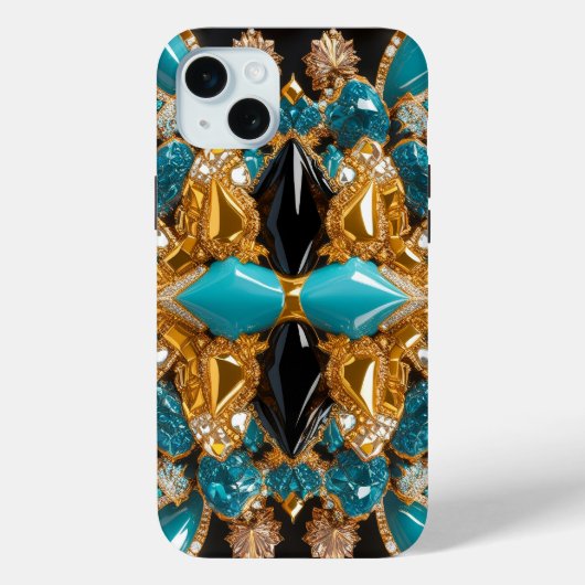 Coques Case-Mate iPhone Boîtier Apple iPhone 15 Plus, Couleurs des Bahamas (Verso)