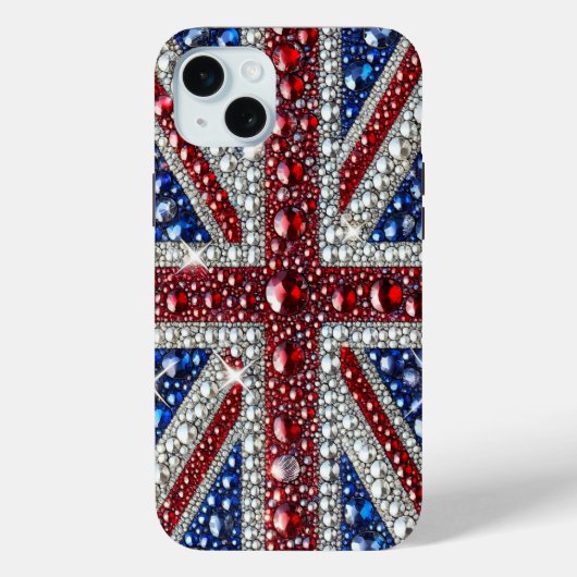 Coques Case-Mate iPhone Boîtier Apple iPhone 15 Plus, Couleurs Royaume-Uni (Verso)