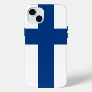 Coque iPhone 15 Mini Boîtier Apple iPhone 15 Plus, drapeau de la Finlan