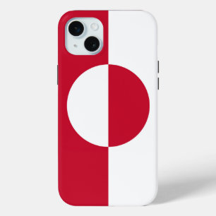 Coque iPhone 15 Mini Boîtier Apple iPhone 15 Plus, drapeau du Groenland
