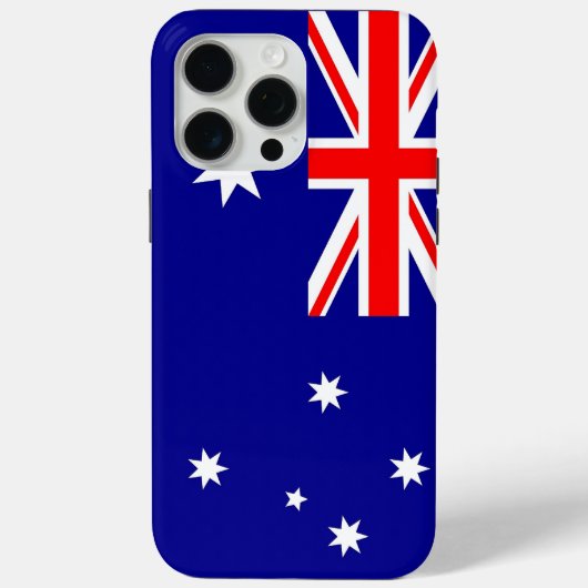 Coques Case-Mate iPhone Boîtier Apple iPhone 15 Pro Max, drapeau de l'Aust (Verso)