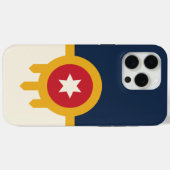Coques Case-Mate iPhone Boîtier Apple iPhone 15 Pro Max, Drapeau de Tulsa (Verso (horizontal))