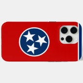 Coques Case-Mate iPhone Boîtier Apple iPhone 15 Pro Max, Drapeau du Tennes (Verso (horizontal))