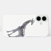 Coques Case-Mate iPhone Boîtier Apple iPhone 16 Crystal Giraffe Art Design (Verso (horizontal))